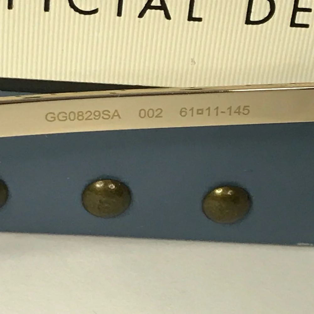💯 - New Authentic GUCCI GG0829SA 002 Aviator Sunglasses
